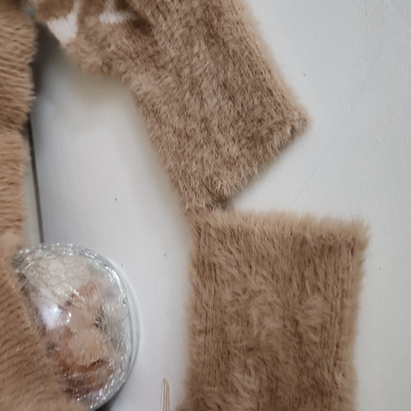 Express Animal Print Sweater size xl Faux Fur - Picture 2 of 8